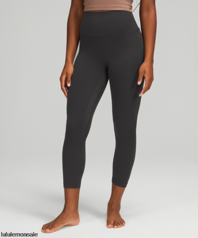 Lululemon Damen DELULU215 | Graphitgrau Align High-rise Crop 23